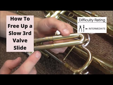 How To Free Up a Slow Trumpet 3rd Valve Slide