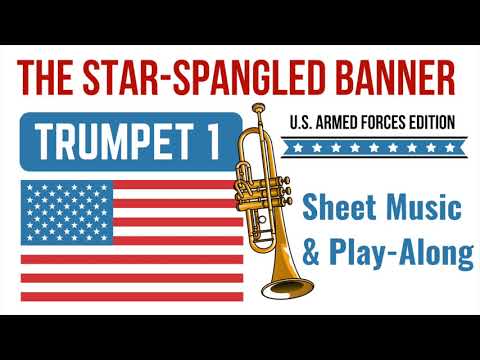 1st Trumpet | Star-Spangled Banner | Sheet Music and Play-Along