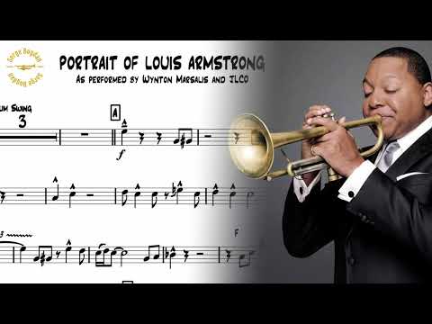 Wynton Marsalis Portrait Of Louis Armstrong Trumpet Transcription
