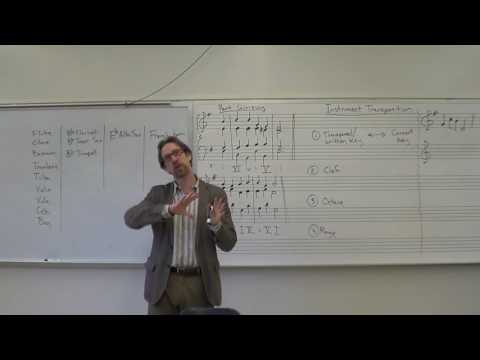 Dr. B Music Theory Lesson 14 (Part Writing &amp; Transposition)