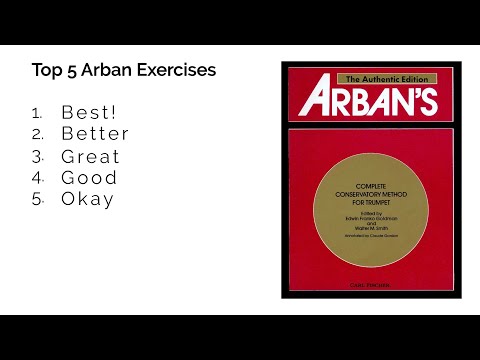 My Top 5 ARBAN Exercises for Trumpet Articulation