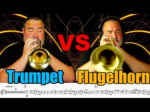 TRUMPET VS FLUGELHORN - Which is a Better Solo Instrument??? W.A.Mozart - Alleluia